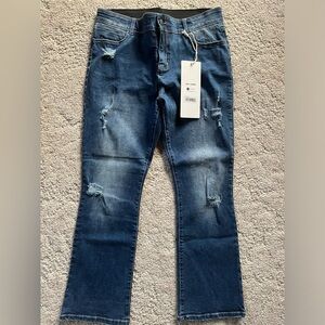 Coco + Carmen Blue Boot Cut Jeans